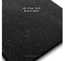 RUBBER FITNESS FLOORING HD GYM TILES (แผ่นยางกันกระแทกฟิตเนส รุ่น HD GYM) BLACK DOT GRAY SIZE 50x50x2.5CM WEIGHT 5KG 1Y.